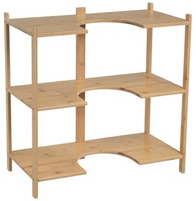 Natúr színű bambusz mosdó alatti szekrény 60x60 cm – Casa Selección