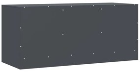 antracitszürke acél TV-szekrény 99 x 39 x 44 cm