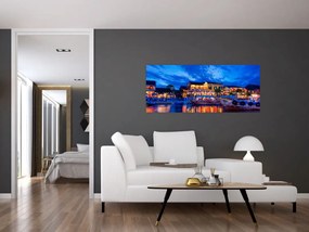 Egy kép Hoi An éjszakai városáról, Vietnam (120x50 cm)