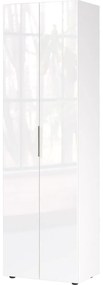 Fehér ruhásszekrény 59x197 cm Genova – Germania