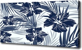 Vászonkép Trópusi virágok 120x60 cm
