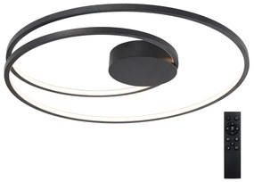 Brilagi - LED dimmelhető mennyezeti lámpa TWISTER LED/105W/230V átm. 100 cm fekete + távirányító