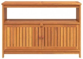 tömör akácfa kerti tálalóasztal 110 x 35 x 75 cm