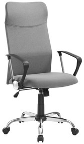 Irodai szék, ergonomikus szék párnázott üléssel, szürke