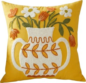 Párnahuzat VAZONIE 45x45 cm, sárga