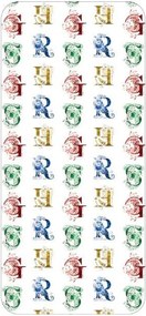 Harry Potter Initials gumis lepedő 90x200 cm