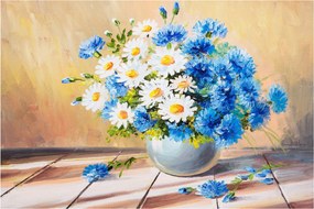 Festett kép egy váza virágról (90x60 cm)