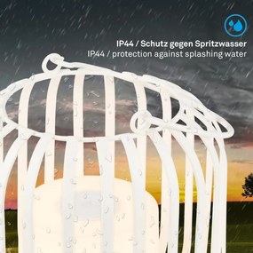 Brilo - LED Dimmelhető újratölthető asztali lámpa LED/2W/5V IP44 fehér