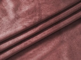 Sötétítő függöny ELVIO VELVET 140x250 cm, óarany rózsaszín Felfüggesztés: Fém gyűrűk