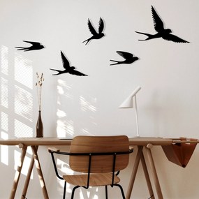 Fém fali dekoráció, Crow