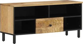 vidaXL tömör mangófa TV-szekrény 100 x 33 x 46 cm