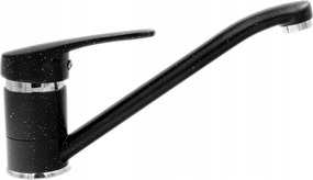 Konyhai Csaptelep Egyenes Mosogatóhoz Fekete Gránit Rox