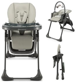 KINDERKRAFT - Gyermek étkezőszék TUMMIE szürke