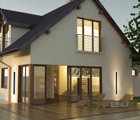 ITALUX OWL-2051-12-3K MUTTI Modern Kültéri Fali Lámpa Fekete LED IP54