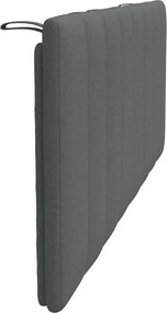 sötétszürke szövet fejtámla párna Hanko 120 cm