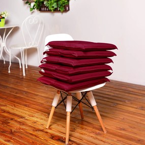 Detex® 6 db Boston párna 43x39x5cm - piros
