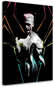 Gario Vászonkép Két színes karakter - Nikita Abakumov Méret: 40 x 60 cm