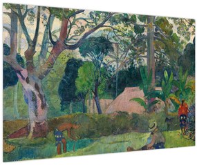 Kép - Paul Gauguin, Te raau rahi (The Big Tree), reprodukciók (90x60 cm)