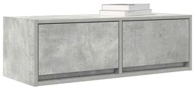 2 db betonszürke szerelt fa TV-szekrény 80x31x25,5 cm