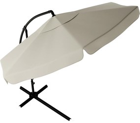 LEVI összecsukható kerti napernyő 300 cm, bézs + ingyenes csomagolás