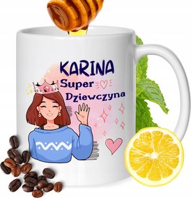 Bögre Karina Barátnőknek Ajándék Nyomtatott Fehér 330ml