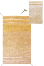 Okkersárga pamut szőnyeg 80x140 cm Twin Amber – Lorena Canals