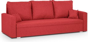 MONDI Háromszemélyes kinyitható kanapé Piros