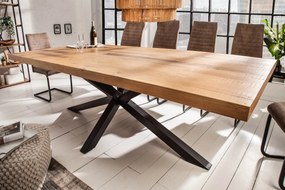 GALAXIE barna fenyőfa étkezőasztal 200cm