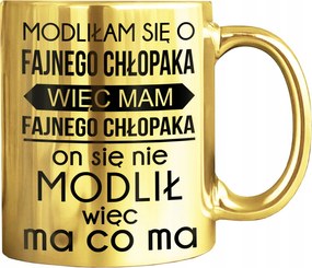 Bögre Arany Valentin Nap Vicces Nyomat Ajándék Neki Lány Nő