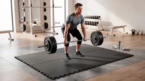 Védő szőnyeg fitnesz, kirakós 60x60cm, 4 db szett, 120x120cm