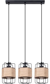 Sollux SL.1301 - Csillár zsinóron GIZUR 3xE27/15W/230V