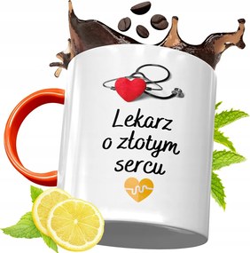 Narancssárga Bögre Doktornak Tökéletes Ajándék fényképes nyomtatással