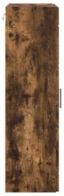 Fali szekrény polcokkal Füstölt tölgy 55 x 29 x 100 cm Faanyag