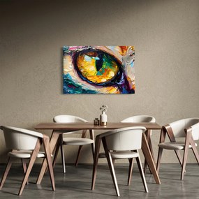 Kép - Macskaszem festmény (90x60 cm)