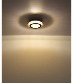 Globo 48042-12G - LED mennyezeti lámpatest JAYDEN LED/12W/230V, átmérő 20 cm, fekete