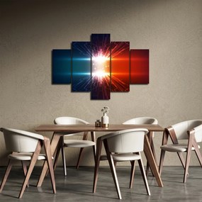 Absztrakt kép az aktív töltés (150x105 cm)