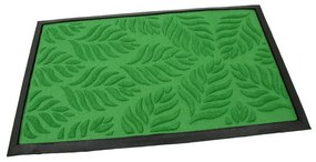 Textil tisztító szőnyeg Levelek 45 x 75 x 1 cm, zöld