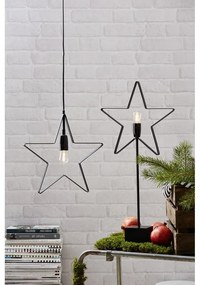 Fekete fénydekoráció karácsonyi mintával Orbit – Star Trading