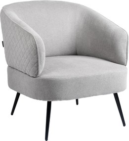 Relaxációs fotel szövet, szürke, olvasóvödör, hálószobába Pers