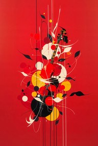 Poszter 68x101cm Dallamos szín