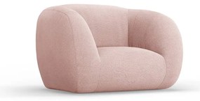 Világos rózsaszín buklé fotel Essen – Cosmopolitan Design