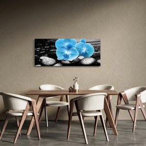 Kép - Kék orchidea (120x50 cm)