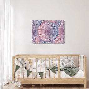 Mandala kép (üvegen) (70x50 cm)