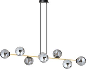 Emibig modern függeszték gravity fekete grafit arany emi1237/8