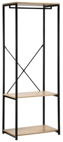 Intenso Home ruhafogas polcokkal 60 x 167cm sonoma tölgy | Előszobai ruhatároló cipőtartóval / nyitott gardrób