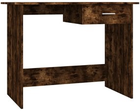 füstös tölgy színű szerelt fa íróasztal 100 x 50 x 76 cm
