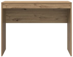 vidaXL Íróasztal Kézműves tölgy Szerelt fa 100 x 40 x 76 cm Íróasztal