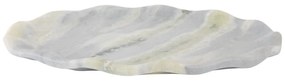 Márvány dekoratív tálca 21x31 cm Waved – PT LIVING