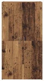 Irodai szekrény polcokkal Régi fa 60 x 32 x 115 cm Faanyag