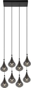 Lucide TEARS 70434/28/30 Függőlámpa 8x1.5w 3000k 120lm ip20